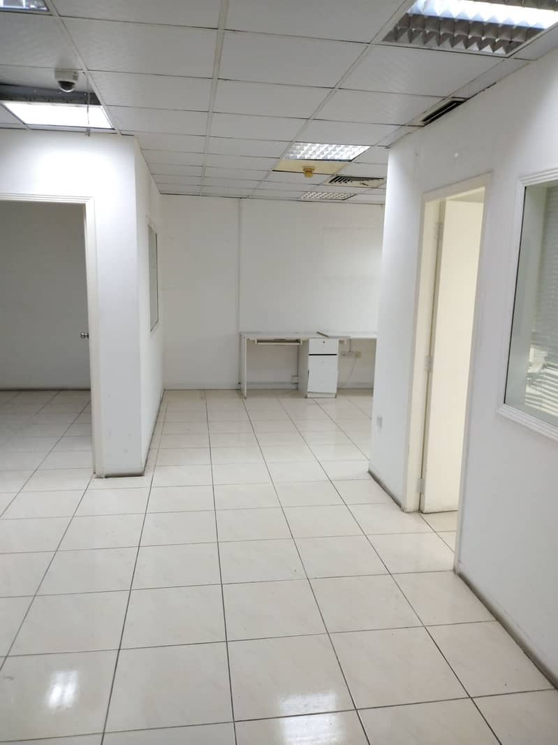 790 Sq. Ft. Office for Rent @Dhs. 49K P. A. Along Khalid Bin Waleed Road