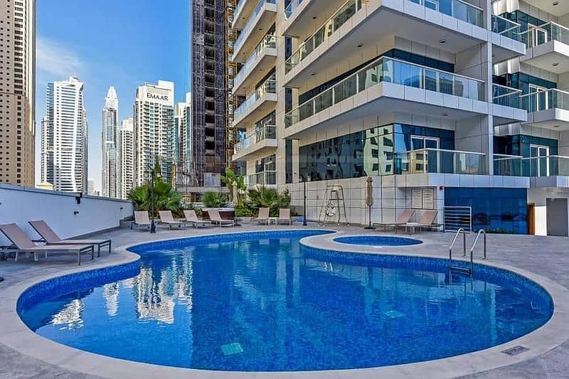 位于迪拜码头，洲际大厦 2 卧室的公寓 85000 AED - 5325356