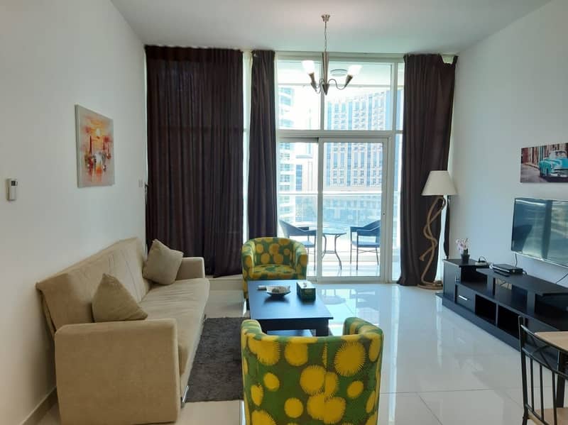 15 hot summer offer amazing  fully furnished One bed room apartment  with corner city view