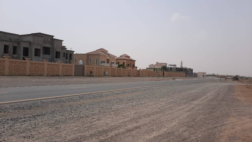 Land for sale in Manama, commercial residential, second piece from the street