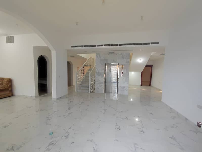 BRAND NEW VILLA 8 BEDROOM 2 HALL 2 MAJLIS MAID ROOM AND DRIVER ROOM WITH YARD AT BANIYAS 7