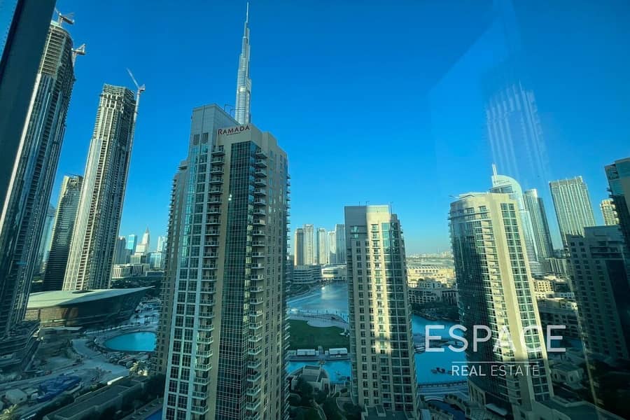 Bright 2 Bedrooms | Burj Khalifa View | Fully Furnished