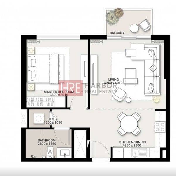 11 Spacious 1 Bedroom|DMCC License|Wide View