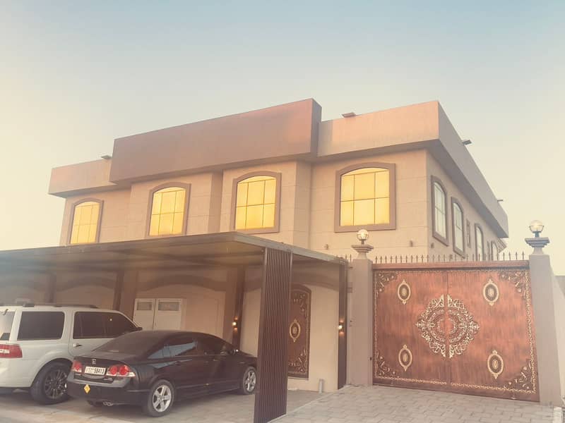 Brand New 5 Bedrooms Spacious Villa is available for rent in Hoshi sharjah for just 95,000 AED