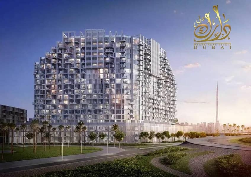 位于阿尔贾达法住宅区，迪拜健康城2区，阿齐兹溪畔景观公寓大楼 1 卧室的公寓 570000 AED - 5345945
