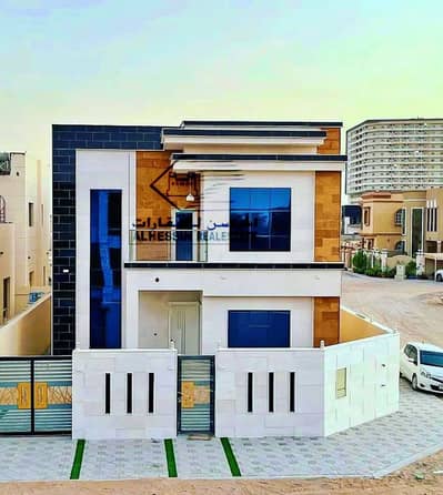 4 Bedroom Villa for Sale in Al Amerah, Ajman - opportunity to sell Modern Villa price per shot Without down payment Free ownership for all nationalities Villa near the mosque Close to Al Hamidi