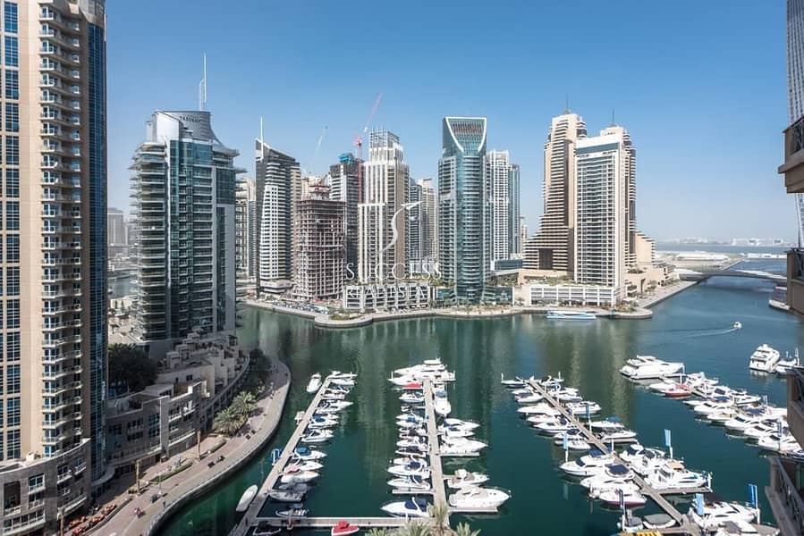 位于迪拜码头，迪拜滨海大厦（怡玛6号大厦），阿尔安巴尔大厦 4 卧室的顶楼公寓 9000000 AED - 4947601