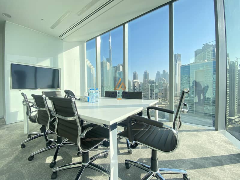 Fitted Office | Burj&Canal View | The Opus