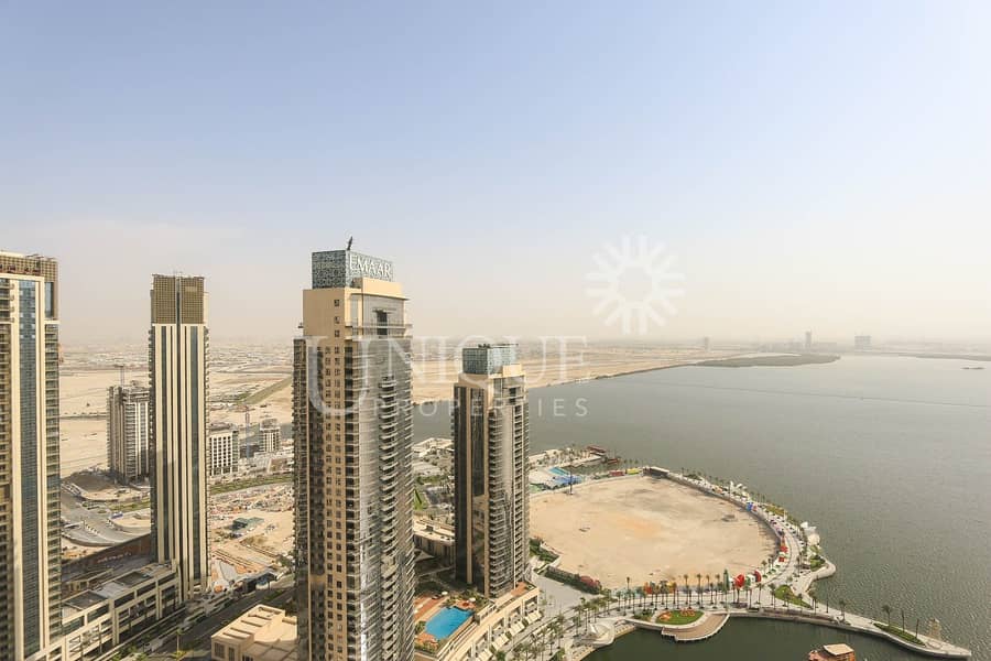 29 Full Creek and Burj view 3BR in Creek Res North T1