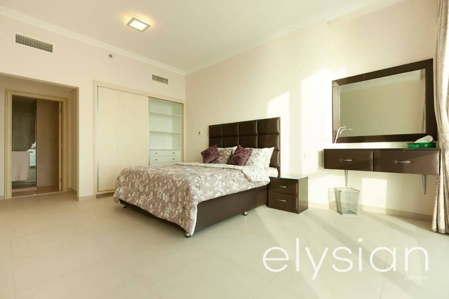 6 Spacious Layout | 2 Bedroom | Sea and Pool View