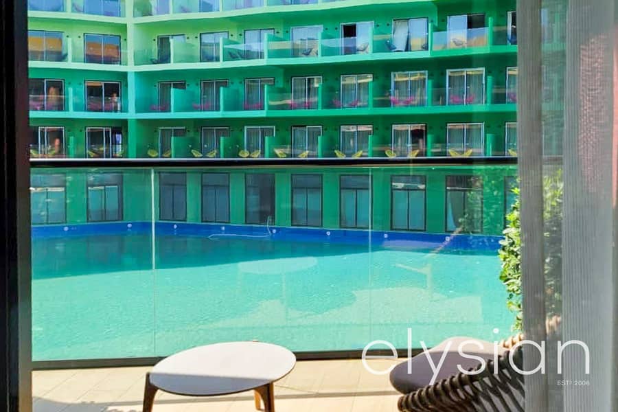 20 Pool and Sea View | Luxurious Studio | 10% ROI