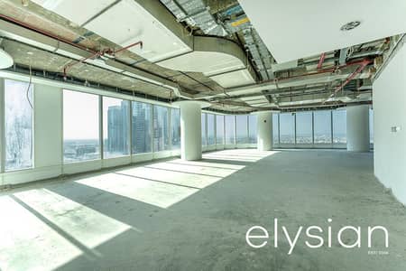 Floor for Rent in Business Bay, Dubai - Shell and Core | Full Floor | Close to Metro
