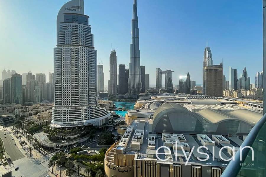 Burj Khalifa View | 1 Bedroom | Vacant