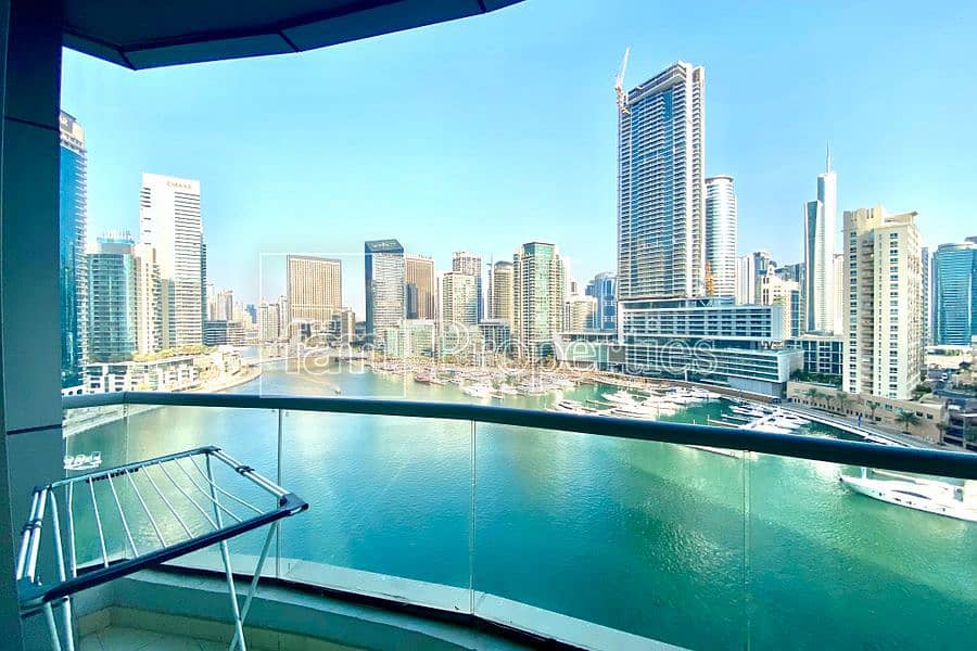 Best Layout /Full Marina View 1BR /Rented