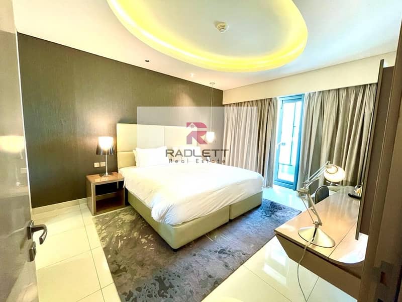 Furnished Unit|  Burj View| Mid Floor-Great investment