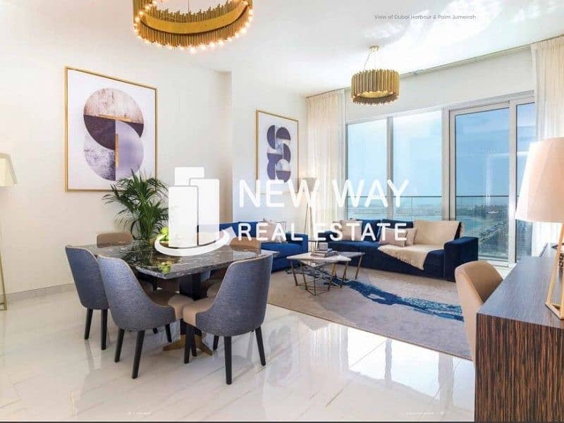 1 3 LUXURIOUS SPACIOUS FULLY FURNISHED BEDROOM READY RESIDENCES WITH BURJ AL ARAB AND BLUEWATERS VIEW | PALM VIEW