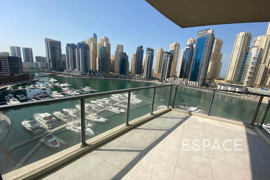 Two Bedrooms | 1579 SqFt | Full Marina View