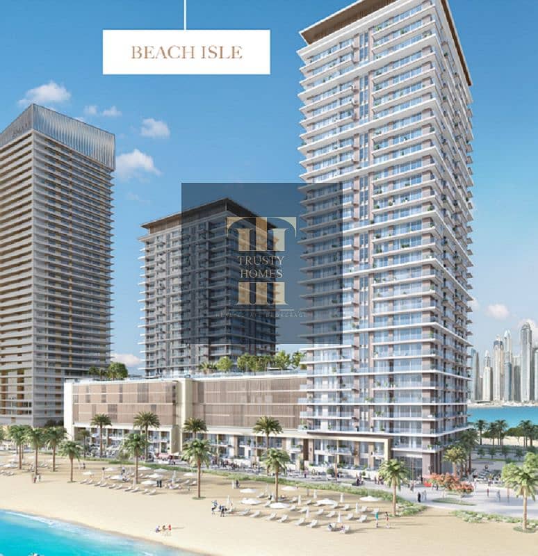 位于迪拜港，艾玛尔海滨社区，海滩岛公寓 2 卧室的公寓 2615000 AED - 5556968