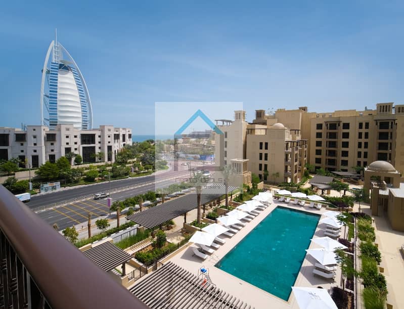 Brand new 1BR Apartment with  Stunning view of Burj Al Arab
