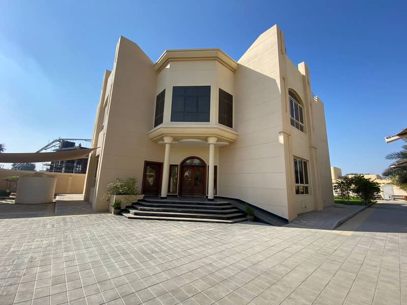 VILLA WITH CENTRAL AC 5 BEDROOMS WITH 2 MAJLIS HALL IN AL HAMIDIYA  AJMAN FOR RENT AED 110,000/-YEARLY