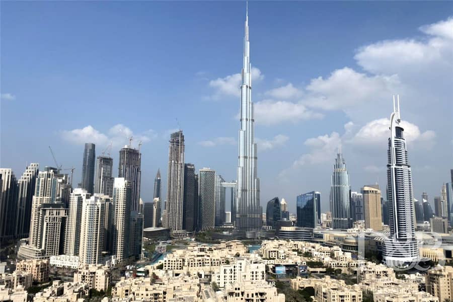 2 Burj Khalifa View | Big Balcony | Vacant Now