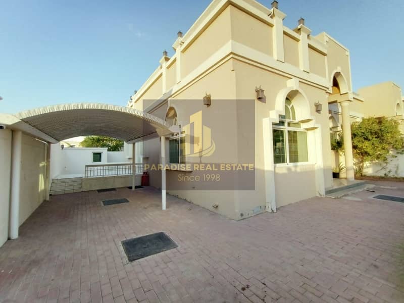 semi detached / Single Story/ 3 Bedroom /split AC Villa /private patio /For Rent in Mirdif