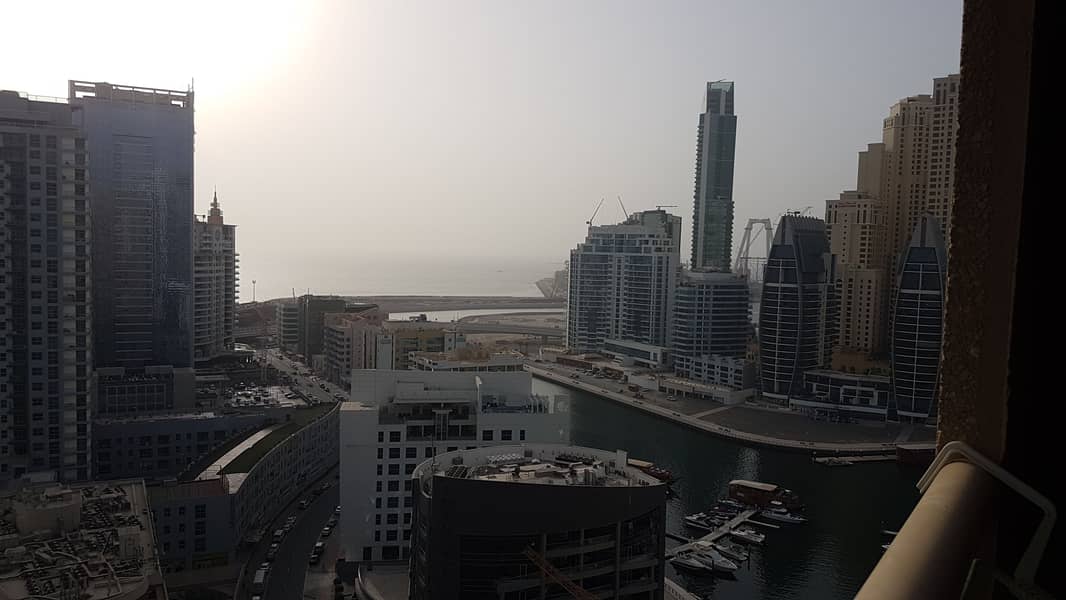 Spacious 3 Bedroom Hall For Rent@85k In Manchester Tower Dubai Marina With Partial Marina View