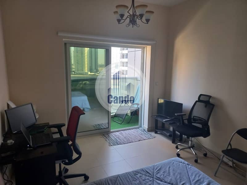 Big Fully Furnished Studio/ Chiller Free/ 12 Cheques