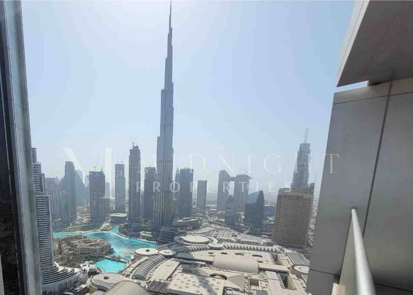 Burj Khalifa + Fountain View | Birght and Spacious