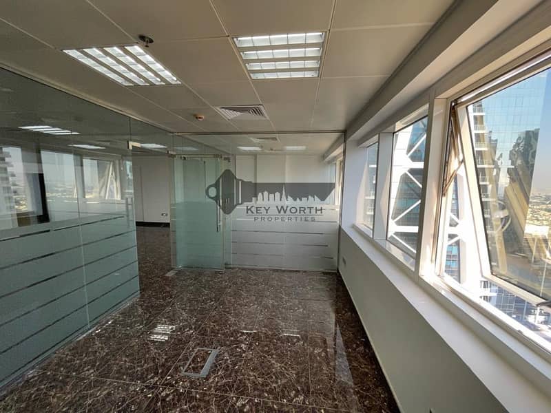 Ready to move fully fitted office | High floor with Lake view !