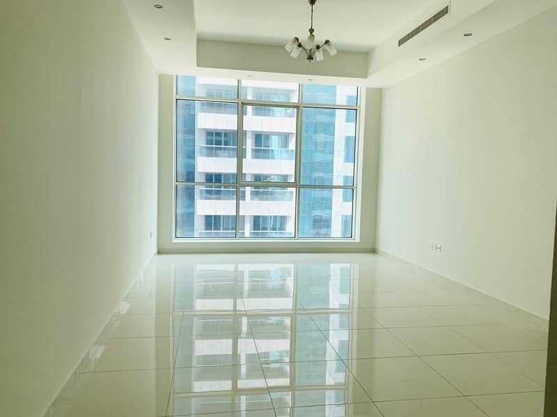 One month free Luxurious 2bhk in 45k with balcony  parking maid room both master bedroom 4 payments