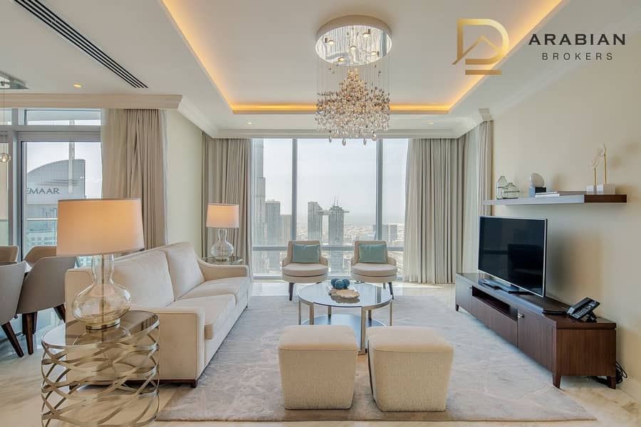 位于迪拜市中心，谦恭公寓喷泉景观综合体，谦恭喷泉景观1号大厦 2 卧室的公寓 3700000 AED - 5186284