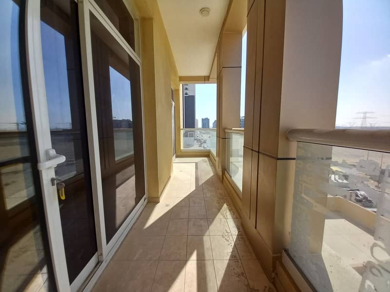 On Sheikh Mohammed Bin Zayed Road 2 BR Best Layout With Best Price Big Balcony Attached All Rooms  Wardrobe Gym Pool  Parking Maintenance Free