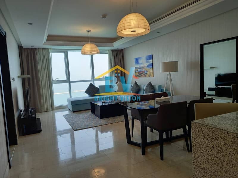 Luxury Fully Furnished & Full Sea View 1 Bedroom In Corniche