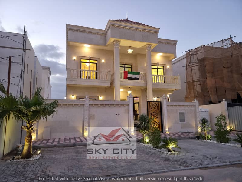 For sale villa in Ajman freehold for all nationalities without down payment on bank financing up to 100% of the property value