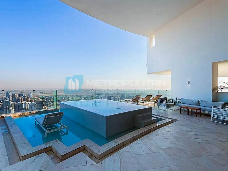 High Floor | Massive Furnished 4BR | Private Pool