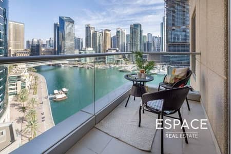 فلیٹ 2 غرفة نوم للايجار في دبي مارينا، دبي - Stunning Marina Views | All Bills Included