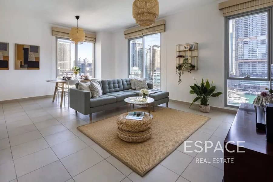 Квартира в Дубай Марина，Марина Променад，Бопорт, 2 cпальни, 185000 AED - 5565873