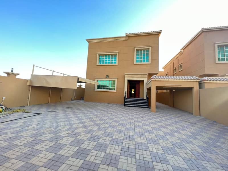 VILLA AVAILBLE FOR RENT 5 BEDROOMS WITH MAJIS HALL AL RAWDA 1 AJMAN RENT YEARLY