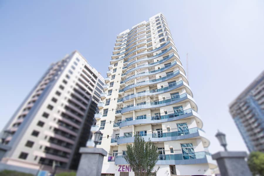 شقة في برج زينيت A1،أبراج زينيث،مدينة دبي الرياضية 1 غرفة 30000 درهم - 5043911