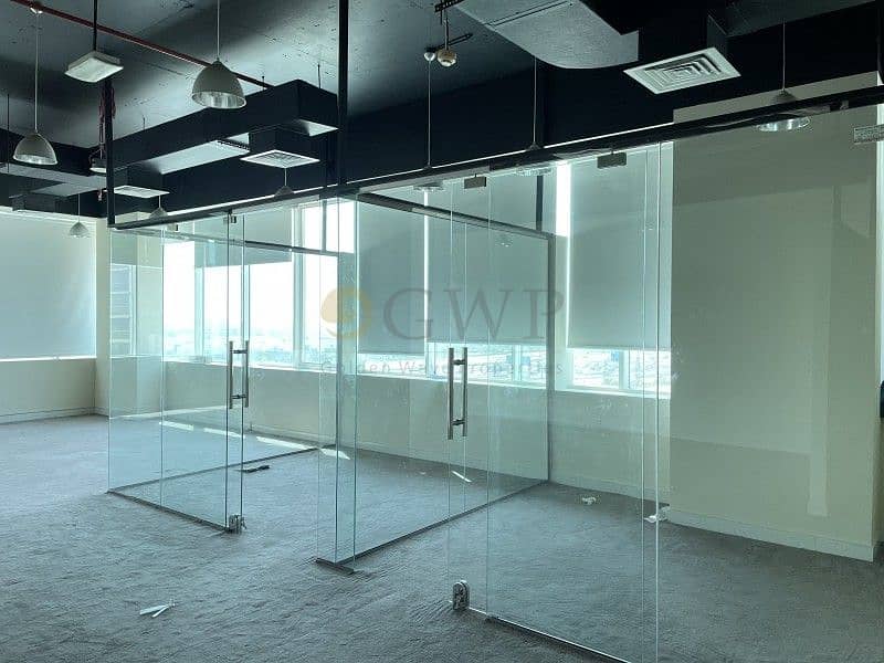 Fitted Office with 2- partitions in Business Bay.