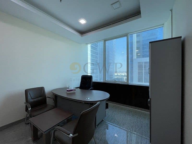 2 Fitted/Furnished office 5-Partitions in Business Bay