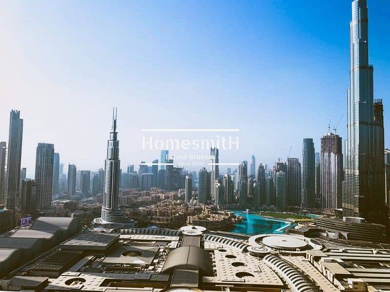 16 Spectacular Burj Khalifa and fountain View I Ready unit