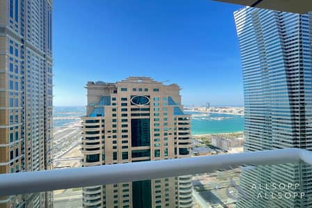 2 Bedroom Apartment for Rent in Dubai Marina, Dubai - 2 Bed | Palm Jumeirah View | Pool Access