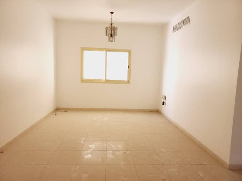 Ready to move 2bhk in al Taawun area rent 27k in 4 to 6 cheqs