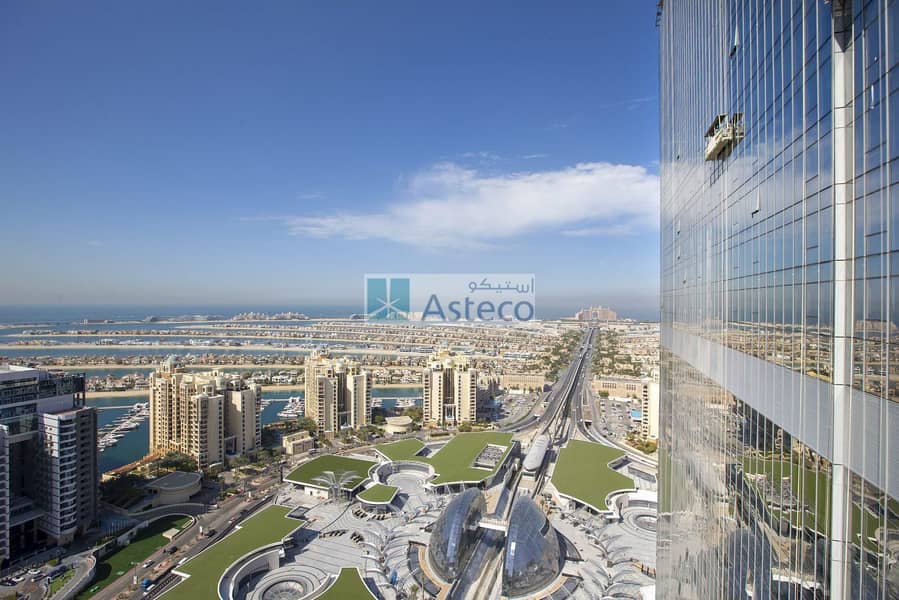 6 High Floor / Panoramic Views / Direct Access to Nakheel Mall