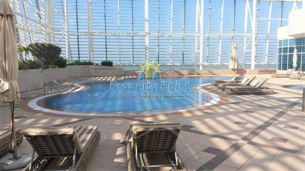 Amazing Sea View | Large 2-bedroom Unit | Maids Rm | Parking & Facilities | Corniche Road