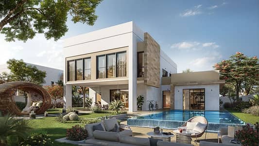 4 Bedroom Villa for Sale in Yas Island, Abu Dhabi - Prestigious Single Row End Unit Brand New Villa!