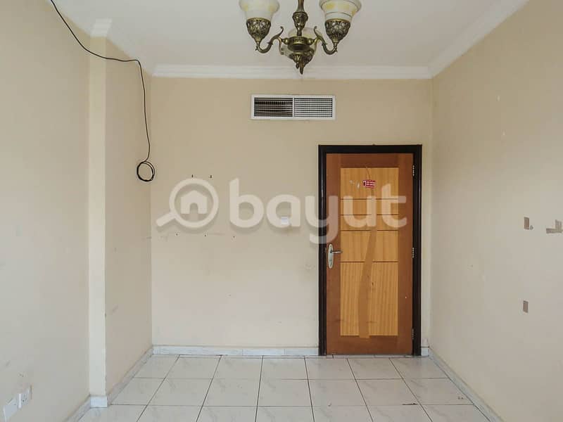 A room and a hall for rent in Al Naimiya, opposite the new Carrefour, in a very privileged location