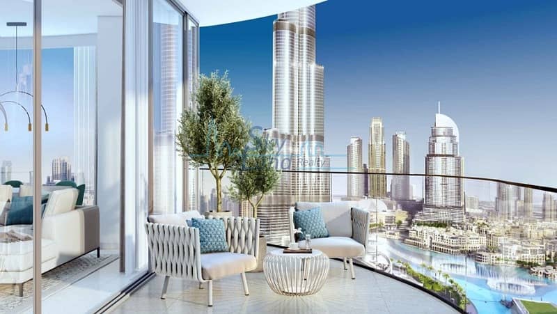 Dazzling views of Burj Khalifa | Bespoke apartment | Contemporary Design